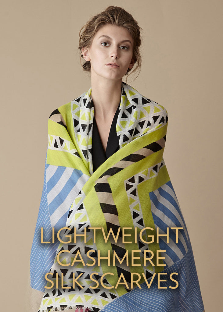 Lightweight Cashmere Silk Scarves