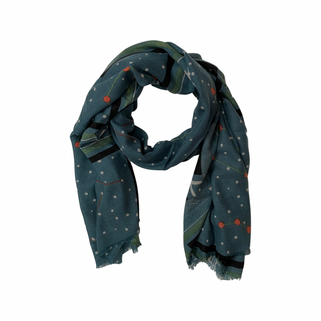 Yarnz 100% Cashmere Oversized Scarf Orion- Teal